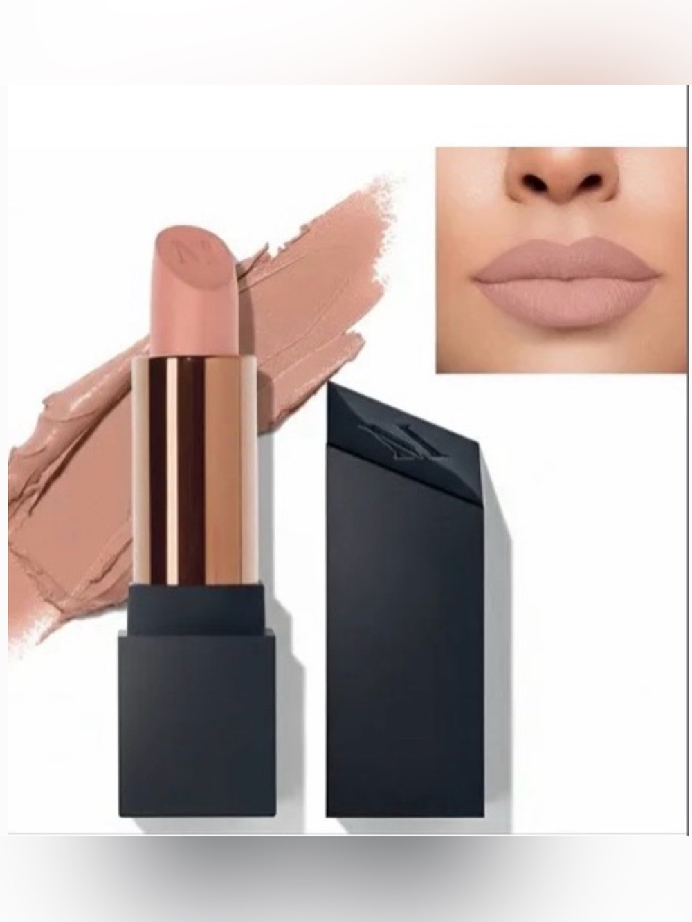 Morphe Bare All Mega Matte Super Mat Nude Pink Lipstick